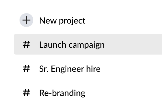 Organize your projects in Reflow's familiar interface